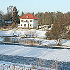 Blick auf Roter Krug ein Ortsteil von Berkenbr�ck 